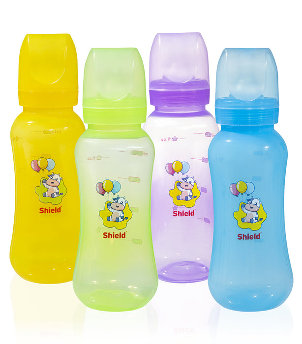 Classic Plus Breast Milk Storage, Breast feeding Bottles with Slow Flow Nipples and Travel Caps, BPA Free