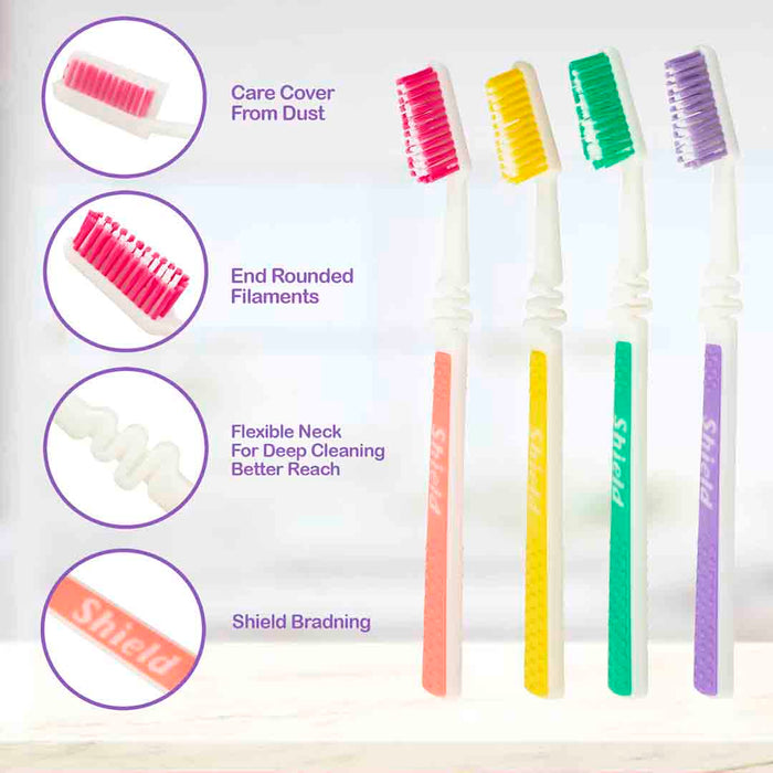 Flex Toothbrush Family Care with Flexible Neck – Gentle on Gums