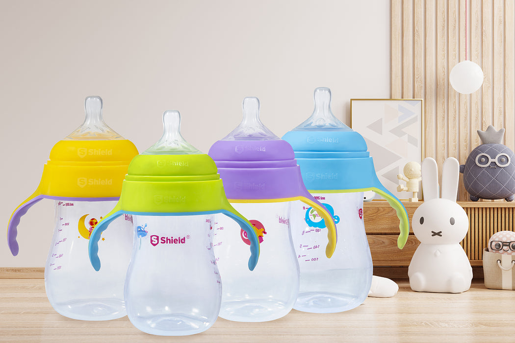 Wide Neck Feeder with Handle BPA FREE and DRIP FREE