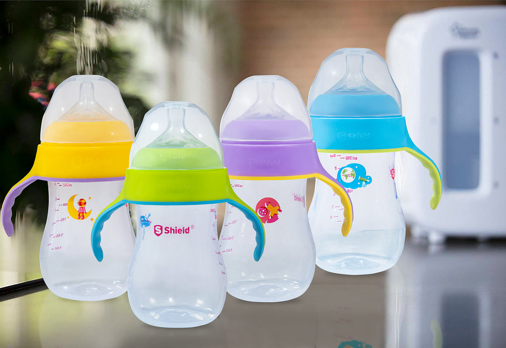 Wide Neck Feeder with Handle BPA FREE and DRIP FREE