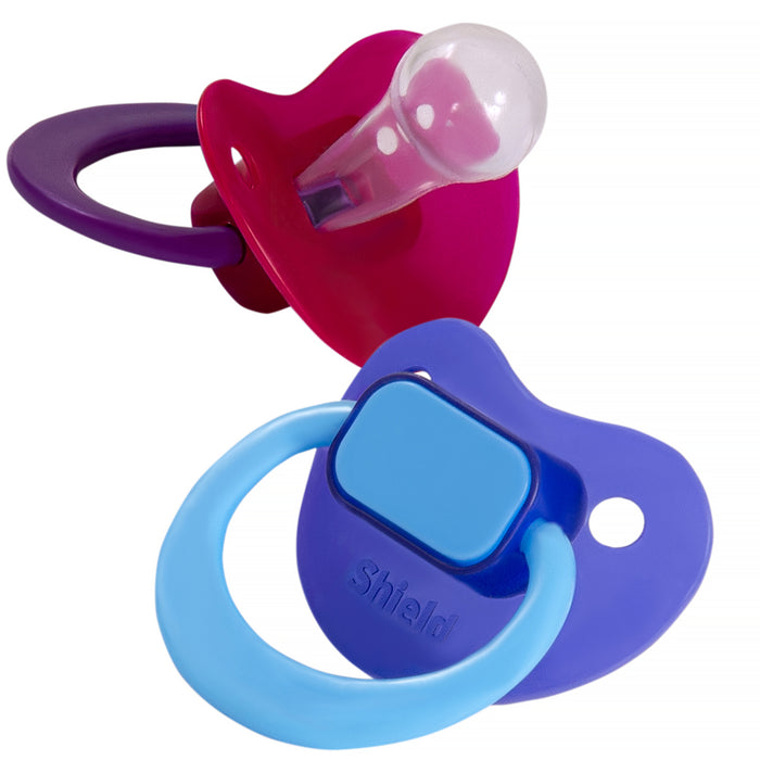 Classic Soother - 6-18 Months | Soothes 95% of Babies | Heart-Shaped BPA-Free Silicone Soothers | Includes Case