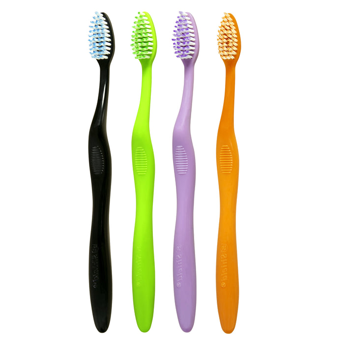 Elegant Brush with Super Soft Bristles Toothbrush, PBT Filaments, Designed for Sensitive and Swollen Teeth, Secure Cap