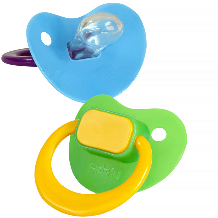 Orthodontic Soother - 3-18 Months | Heart-Shaped BPA-Free Silicone Soothers | Includes Case